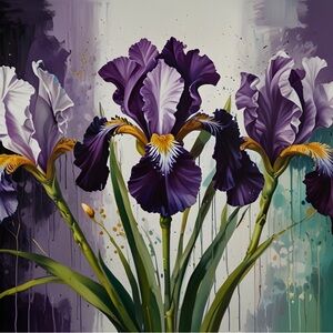 Handmade with Chromaluxe HD gloss metal panel 8 x 12 inches